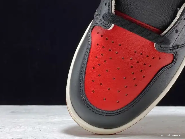Cheap TBK Toe 555088-610 OG High Jordan Bred Retro Air 1 0407